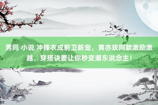 男同 小说 冲锋衣成前卫新宠，黄亦玫同款激励激越，穿搭诀要让你秒变潮东说念主！