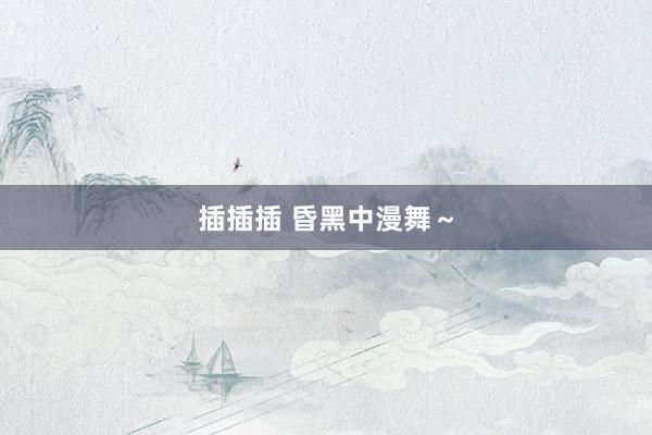 插插插 昏黑中漫舞～