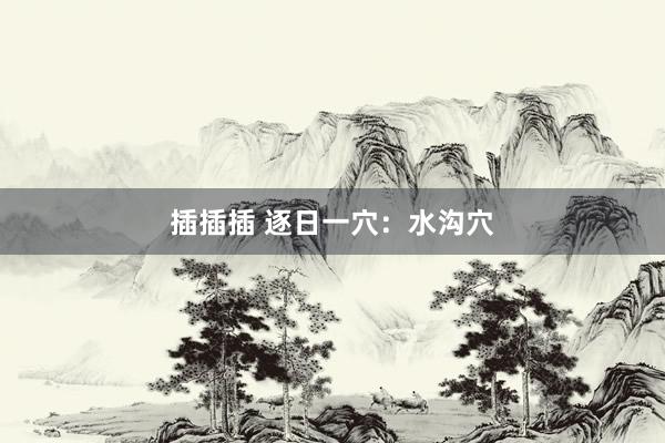 插插插 逐日一穴：水沟穴